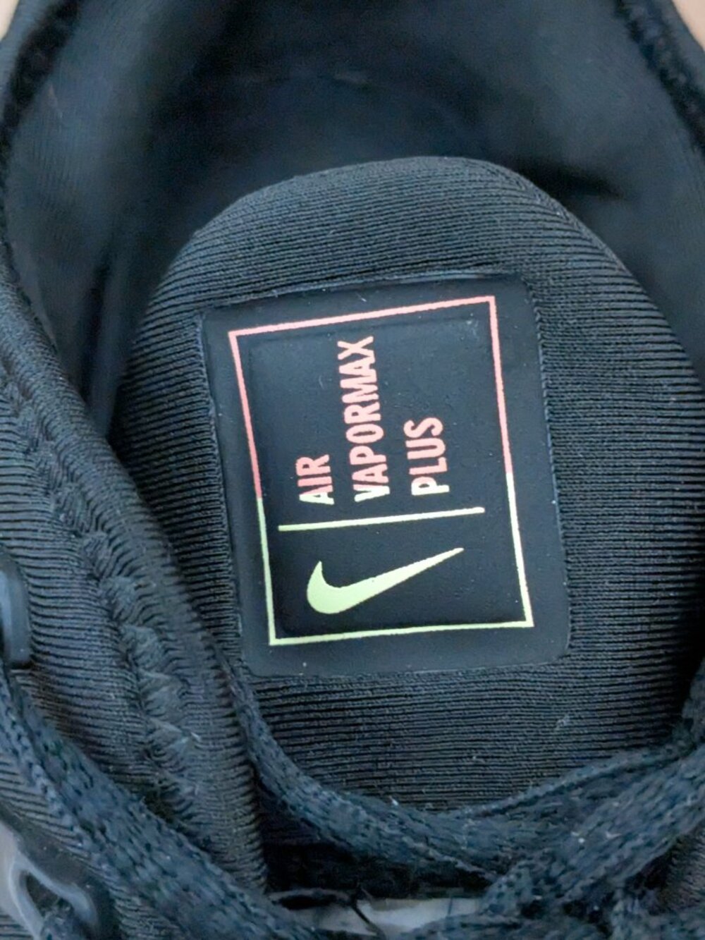 Nike Air VaporMax Plus TN Casual Shoes Mens Walking Shoes Black Orange Size 8 - Picture 6 of 16